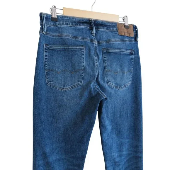 AMERICAN EAGLE Men's Next Level AirFlex Slim Straight Jeans Size 32x34 Distress - Picture 5 of 10